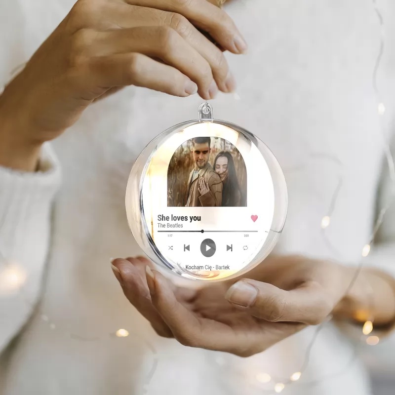 bombka choinkowa led